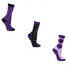 These beautifully coloured socks will complete any children's outfit. Made with breathable bamboo fabric, they are soft, stretchy but also contain antibacterial properties which help keep the foot hygenic and fresh. In each colour, there is an argyle style print featuring a star on the top and the other two designs have contrasting backgrounds with stars on. All of their friends would definitely be star-struck!