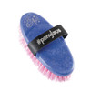 Ponylove brush, blue, glitter. Brush with a convenient Hand Strap and pink and white coloured bristles.