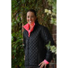 Get versatile outdoor performance with the Inverno Jacket.

Two jackets for the price of one.  One side is a stylishly tailored designed, hi-vis jacket with fluorescent and reflective detail for enhanced vision. When turned inside out. the jacket becomes a luxurious, black matt satin quilted jacket, with two sizes of quilting. Smaller quilted panels on the waist provide a slimming effect to the wearer. 

The fluorescent side of the jacket is made of a 100% waterproof material, with a DWR treatment, lightweight, highly breathable fabric with taped seams. The Polyester face fabric is durable and abrasion resistant, well-equipped for long days outdoors, giving you the ultimate protection from all the elements

The Inverno Jacket comes with an exclusive pull-down warning triangle, which fastens at the sides of the jacket, fully removeable when not required.

A storm front chunky 2-way zip with puller, 4 large zipped pockets to fit a phone or keys, treats etc. Easy grab Velcro adjustable cuffs, a large central back zip that can be opened when riding to prevent the jacket rising.

Fully washable at 30° with Non Biological washing products. Hang to dry.

Insulation properties.

Ultra-lightweight synthetic down is made from recycled plastic bottles. The polyester hollow core filaments are microscopic and featherlike to naturally hold air pockets, giving it a luxuriously soft feel with excellent insulation, breathable properties and moisture dissipation, keeping you warm and comfortable.