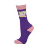 Be the envy of all you friends with these magical unicorn socks. Designed with breathable bamboo fabric which wicks away moisture and has antibacterial properties to keep little feet hygienic and fresh. Sold in a set of 3, each pair features a different design in pink and lilac with a dash of green. One pair features coloured stripes and rainbow feature, another is designed in argyle checks, whilst the final pair features the cutest unicorn head on the top of the foot. All 3 designs feature a matching toe, heel and cuff.
