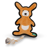 Some dogs believe in tough love. This is for them. A rough & tough toy that can withstand a chew and wrestle during playtime. Made from recycled materials, it reuses what’s already here, giving waste a second life while encouraging its collection and reuse.