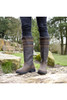 Perfect for muddy little monsters, the Longridge Kids Boot is made with a water-resistant synthetic leather calf which requires little to no aftercare.
There is a waterproof membrane within the boot which keeps feet dry and warm, even when splashing in puddles. Soft and Synthetic leather calf, Genuine leather foot and detailing wicking mesh lining
None-slip rubber sole with stirrup guard and spur rest, Brogini embossing on the calf