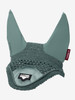 Sporting  the signature LeMieux Loire embossed metal motif these luxurious fly hoods are a stylish addition to the collection. Beautifully hand made from three-way knitted crochet with a luxurious satin fabric front piece and soft stretch Lycra ears.