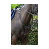 Beautiful soft leather breastplate with ergonomic design to help keep the saddle in position. Complete with elastic for comfort and fit, soft padding at the wither and a martingale attachment

Extremely durable and excellent value breastplate