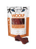 The Woolf Snacks are specially designed for dogs of all sizes. The Snacks are made of 100% high quality protein sources to provide the highest quality and the best nutritional intake. The Woolf snack , once cooked, is packed without any chemical additives, preservatives or colourings. To ensure the conservation, an oxygen absorber is placed within the bag . The pack is fitted with a zip.

Contents: 100g