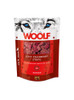 These Soft Cranberry Strips are made of 100% protein sources to provide the highest quality and the best nutritional intake. The Woolf snack, once cooked, is packed without any chemical additives, preservatives or colourings. To ensure the conservation, an oxygen absorber is placed within the bag. The pack is fitted with a zip.

Suitable for all sizes of dog.

Contents: 100g