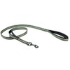 Quality, visibility and contoured comfort: The WeatherBeeta Reflective Dog Lead features nylon webbing which is woven with highly reflective threading for safety, featuring two handles so that you have two different control points on the lead with soft neoprene padding in both handles and a 360 degree swivel clip. Lead length 150cm.