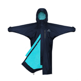 EQUIDRY Evolution Thin Fleece Coat Navy/Turquoise