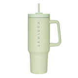 Stay hydrated on the go with this trendy Sports Cup. Made with a narrower base to fit your car's cup holder, the large capacity 1.2l cup ensures you'll keep your hydration topped up throughout the day.

Double-skinned vacuum insulation keeps warm and cold liquids at temperature, while the lid slides back for easy access to your drinks (slide lid not leak proof when tipped over).