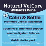 Empowering calm confidence with a natural formula that helps manage anxiety and reactivity, promoting relaxation, balance, and emotional wellbeing so your dog feels secure and self-assured every day.

Help Encourage Relaxed Behaviour 
Target Anxiety and Stress Reactions 
Support a Positive Mood