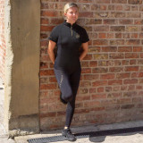 Perfectly produced from quick-dry, sport-tech fabric with excellent four-way stretch and advanced breathability properties, this buttery soft short sleeved base layer offers a sculpted fit and flattering silhouette. Providing UV block protection (50+) and increased ventilation from a strategically placed airflow system under the arms, across the shoulders, and down the back, it aids body temperature regulation, making it the perfect top for the active equestrian.