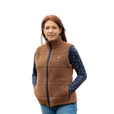 Stay cosy whilst caring for the environment. The stunning Elevate Style Teddy Fleece Gilet is designed using a technical teddy fleece that is made from recycled plastic bottles! This insulating layer traps warm air and creates a snug feeling, ideal for cold winter days on the yard or out in the countryside. Styled to offer a sculpted and contoured fit for a sleek and comfortable look whilst ensuring you stay warm but don’t overheat, the ultimate in temperature control! Detailed with handy zip front pockets and two-way front zip for ultimate practicality.
