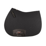 A must-have saddle pad for competition or every day – the Pima Saddle Pad is made from a lightweight, durable cotton blend fabric that is soft, breathable and smart. With a technical mesh lining to allow for optimum moisture wicking and comfort, the pad also offers the signature Hy Equestrian cut over providing clearance over the withers and spine. Featuring sturdy anti-rub girth cover protection, double touch tape strap girth loops and D-ring fastenings for a secure and precise fit.
