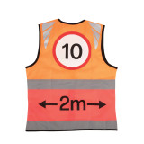 The Reflector Two Tone Warning Tabard by Hy Equestrian is designed to keep riders safe and seen while out on the roads. Featuring high visibility two-tone colouring and bold “10mph/2 Metres” lettering on the back, this tabard ensures a clear message to passing drivers. Lightweight and breathable, it offers a comfortable fit over riding gear and secures easily with zip fastening. Ideal for hacking out at any time of year, it’s an essential piece of safety wear for responsible riders who want to stand out and stay protected.