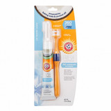 CLEAN TEETH & FRESHEN BREATH - with this perfect started kit - containing all you need to clean your dog's teeth. 360° toothbrush, Coconut Mint Toothpaste & Premium Silicone Finger Brush.