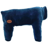 lightweight dog suits are crafted from 100% polyester microfleece.This material keeps your dog warm and is water-resistant, while the breathable fabric quickly wicks away any moisture from your dog’s coat.Designed without fastenings, the suit features an open area between the back legs to prevent interference with toileting.Key Features:Water-resistant fabricElasticated collarOver locked stitchingUnder body protectionSuper soft fabric4 leg protectionPerfect base layer or stand alone protection!
