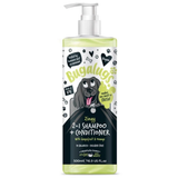 Bugalugs Zingy 2 in 1 dog shampoo & conditioner cleanses, invigorates and conditions the dogs skin and coat in a luxurious lather to help detangle hair for easier brushing. Removes dirt and grease leaving the coat feeling soft and shiny with a zingy grapefruit and orange fragrance. Can be diluted 10:1.