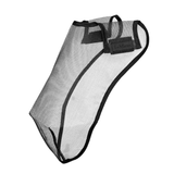 Available in a handy twin pack, this ultra-fine mesh prevents your horse from inhaling dust, dirt and debris, perfect for limiting distractions while schooling, jumping or hacking.

Effectively filters dust, pollen and other airborne particles. Assists with the symptoms of head shaking and summer irritations.

Legal for use in British Dressage, British Eventing and British Showjumping competitions. Semi-sheer in appearance, it fits to a grackle noseband.