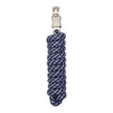 Ideal for when you want to make a quick getaway (at turnout, for example, or with a young or unpredictable horse), the clever quick-release clip on this leadrope allows you to simply tug and go. 

Controlled with a pull-down clasp which locks into place for security when closed, a pinch-and-pull movement opens the mechanism for quick release. 

Standard 2m leadrope.