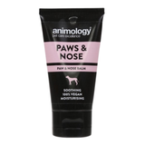 Paws & Nose by Animology is a complex blend of Sweet Almond Oil, Jojoba Wax, Shea Butter, Oat Oil and Vitamin E that moisturises and soothes a dog's nose and paws. 

Animology Paws & Nose is less solid than typical balms allowing it to be supplied in a tube which improves application and helps prevent dirty fingers contaminating the product.