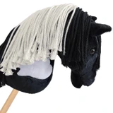 These are quality, hand stuffed hobby horses that have a mould inside to keep the shape. The mane can be cut to your desired length, be plaited. For endless playtime and activities.