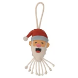 This Christmas dog toy range will bring some festive cheer to your dog's play time. Made from a natural suede filled with sustainable jute fibres and features a braided rope, perfect for interactive play time or chewing which makes it great for throwing and playing fetch with. This tough, long lasting and eco-friendly toy will keep your dog entertained for hours. Pets should always be supervised when playing with toys. Remove if your dog chews off any pieces. Not machine washable. No toy is indestructible.