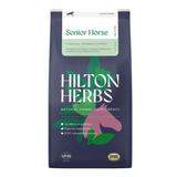 Senior Horse is a natural, dried herbal supplement for horses, ponies, and donkeys, designed to help older animals maintain their health, comfort, and vitality. This carefully balanced blend works to support normal digestion, promote a healthy circulatory system, keep joints and muscles supple, and aid the natural function of the liver and kidneys.

With Hawthorn tops to help maintain a strong, healthy heart and support good blood circulation, giving your horse the energy and vitality they need. Meadowsweet is valued for its soothing properties, helping to keep the digestive system comfortable and balanced. And Burdock root which supports healthy liver and kidney function, assisting the body’s natural detoxification processes.

Ideal for veteran horses and ponies, Senior Horse offers gentle, natural support to help them stay active, comfortable, and enjoying life well into their senior years.

This product contains Meadowsweet classified as a prohibited substance under FEI and BHA regulations.

For those competing under FEI and other National and International regulations, a 96hr withdrawal period is advised. Senior Horse should be used with care to ensure cross contamination of feed equipment does not occur. The Responsible Person should always check with their governing body regarding current competition