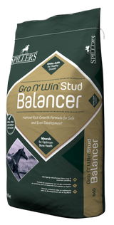 Spillers Grow N' Win Balancer is nutrient rich formula for pregnant and lactating mares, foals, youngstock and stallions and provides a broad spectrum of vitamins, minerals and chelated trace elements to balance a forage based diet.With optimum levels of amino acids including lysine, methionine and threonine to support even growth and muscle development. 

This balancer includes probiotic live yeast put in place to support digestive health, and contains high levels of vitamin E to support muscle and immune health.

Bag size - 20kg