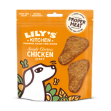 Made with freshly prepared chicken and gently oven baked for a lovely, chewy, flexible texture, our jerky is full of valuable protein and makes a simply delicious, natural treat. Perfect for training, in between meals or… just because. These tempting treats are made to a grain free recipe, with natural ingredients and without any added nasties - so your furry family can enjoy them every day.