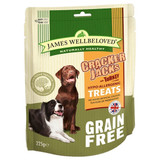 ames Wellbeloved Crackerjacks are tasty, hypoallergenic dog treats that are perfect to give your dog as a reward.

Dog treats are both healthier and tastier if they're made from pure, natural ingredients without any unhealthy additives or added sugar.

What's more, dogs love the way they taste. It's all down to the ingredients. Wholesome fresh turkey, rice and tomato, all seasoned with rosemary and parsley. Absolutely delicious!

As with all James Wellbeloved foods, our treats are hypo-allergenic. So they contain no beef, no wheat, no gluten and no dairy products because those are the ingredients which cause most food allergies in dogs.