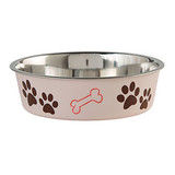 Award winning, patented Bella Bowls are one of the World's best selling bowls in the pet industry – and for good reason! Functional and beautiful, Bella Bowls are truly the perfect pet dish. 

Loving Pets brings new life to veterinarian-recommended stainless steel dog bowls and pet feeding dishes by combining a stainless interior with an attractive poly-resin exterior. A removable rubber base prevents skids and spills, eliminates noise, and makes Bella Bowls fully dishwasher safe. 

Dishwasher Safe
Non Skid Rubber base-Removable rubber base prevents skids, spill and noise
Vet-recommended bacteria resistant stainless steel interior
Patented - Exclusively from Loving Pets
World's Best Selling Dog Bowl