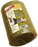 Great fun for all Rabbits, Guinea Pigs, and Chinchillas. Hours of fun playing with, hiding in and chewing this extra thick parchment burrow covered inside and out with natural meadow hay.