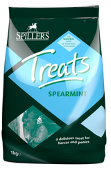 Handy sized, handy sized, natural spearmint flavour treats for rewarding your horse or pony
Give 1 or 2 treats at a time for your horse to enjoy
A complementary feed for equines for use in conjunction with compound feed and forage up to 200g.