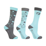 Complete your outfit with these fashionable socks from the Dynamizs Ecliptic collection! Made from a soft fabric that has added bamboo, which is known for its breathable and moisture wicking properties. Featuring padded feet for superior comfort, for days in and out the saddle. These funky, long leg socks feature the ecliptic circle pattern to perfectly coordinate with the rest of the collection to create the ultimate matchy matchy style!