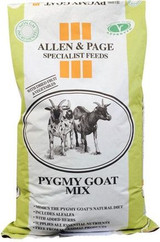 Pygmy Goat Mix is a wholesome feed with higher fibre levels. With added dried fruit and vegetables, similar to those which Pygmy goats would naturally forage for.

Specially made with the Pygmy goat’s unique nutritional needs in mind
A wholesome feed with increased levels of fibre
Includes yeast and a prebiotic for healthy digestion
Contains dried fruit and vegetables