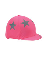 Top off your brightest 'be seen' outfit with an EQUI-FLECTORÂ® hat cover to stay as visible as possible in poor light conditions or when road riding. Brightly coloured with reflective stars.