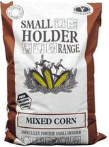 Wheat with Non-GM Maize. A healthy and nutritious mixed corn treat for your birds.

For good strong egg shells and optimum nutrition, treats should only be fed in the afternoon, after your chickens have eaten their complete feed and no more than an egg cup full (around 20g) for each bird should be given.