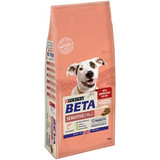 We know that some dogs are more sensitive to food than others, but that does not have to stop your dog from living an active and curious life. That is why Purina BETA tailored nutrition Sensitive food is formulated with salmon, a high quality protein which helps to support good digestion, as well as with Omega 3&6 fatty acids that will help manage reactions in your dog’s sensitive skin.

It is also formulated with selected natural ingredients and natural prebiotics to support digestive health that help your sensitive dog get the most out of his day.
And all this without including any added artificial colours, flavours or preservatives.