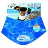 The All for Paws Cooling Relief Ice Bandana for Dogs is an effective way of keeping your dog cool even during the summer months. The Dog Bandana is simply activated by plunging into water for one minute (approx) then wringing out any excess moisture.The Bandana will retain moisture for hours, once it dries out it can be quickly re activated by plunging back into water.
