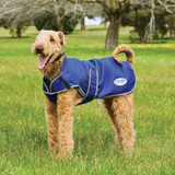 The ComFiTec Premier Free Duo Deluxe Parka Dog Coat is a versatile 2 in 1 dog coat with removable fleece liner that can be used with or without the waterproof outer coat. Designed for superior comfort and fit with a super strong and durable 1200 denier triple weave outer shell with repel shell coating that is both waterproof and breathable, 0g polyfill outer with a removable fleece liner, full chest and belly wrap for extra warmth with easy to use touch tape closures and stretch gussets and arched legs for freedom of movement. The large collar with leash hole offers added warmth, comfort and protection, and the contoured back seam shapes around the tail and allows freedom for tail wagging ability and includes elasticated leg straps for a secure fit. The reflective piping and strips offer added safety in the dark.
