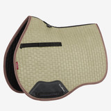 Now with the New Super Soft Suede Binding and New PU Leather Girth Protection area, this beautiful suede General Purpose square sets new standards in style & comfort. Now established as the iconic LeMieux look when combined with matching polo bandages and fly hoods there are colours to suit most horses and tastes.
 

Designed to fit a wide range of general purpose saddles with its high wither, standard long straps & New PU Leather girth protection area. The luxurious suede top side and New Soft Suede Binding is complimented by a super soft Bamboo lining to absorb & control sweat under the saddle and are beautifully comfortable and secure - minimising friction.