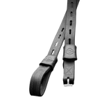 Gain valuable inner leg contact with your horse with these innovative mono-strap stirrup leathers. Designed for comfort and reduced bulk under the saddle flap, they use a simple leather loop and T-bar structure to rethink the way that stirrup leathers work.

Linking to the saddle using a simple, flat leather loop, these stirrup leathers eliminate the need for a bulky steel buckle that fastens most traditional stirrup leathers. They use a cleverly designed T-bar fastening to loop through and adjust the stirrup length near the stirrup iron, eliminating the need to double up the stirrup leather along its length as traditional leathers do. A neat leather cover, stamped with the LeMieux logo, covers the join for protection and style.

These stirrup leathers represent a trustworthy, quality choice. They are made from premium soft pre-oiled leather with a non-stretch nylon core to prevent extending and unevenness.