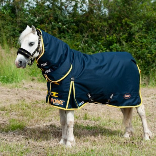From our brand new Duraproof Range, the 200g Turnout Combo is a perfect rug for the Autumn/Winter days and nights. Ideal for all types of ponies and has all the changable fitting needed to adjust accordingly to your equine.

With a 200g Thermaloc fill and the durable 600 denier outer ripstop helps with condensation and is waterproof up to 10,000mm.
