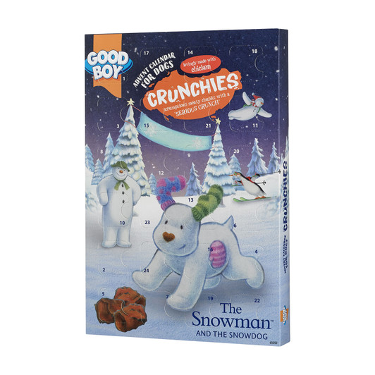 Good Boy The Snowman & The Snowdog Crunchies Advent Calendar for Dogs