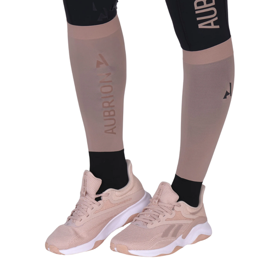 Heat releasing stretch knit gives the Aubrion React Performance Socks bring a light feel under long riding boots. Silicone grips assist with keeping the socks elevated. Further detail: knee length, sleek and smooth, quick dry, breathable, silicone boot grips, Aubrion React logos. One size (3.5 - 8).