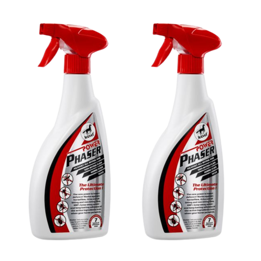 Total protection against all insects and horse flies. Power Phaser gives seven hours of protection, even if your horse sweats. An optimised blend of active ingredients guarantees stay-off effect and long-lasting effectiveness. The repellent-loss effect associated with perspiration is much less pronounced.