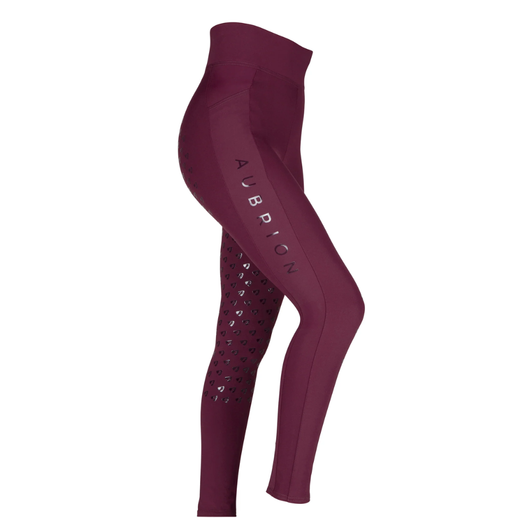 Created for a light, comfort fit that feels secure without being restrictive, the Aubrion Eltar riding tights support the rider, offering a wicking next-to-skin layer with all round stretch. Full silicone grips keep the rider secure in the saddle and protect against rubs. the lower leg is shaped to flatter and to avoid ride up. A deep, high-rise waistband offers full coverage and a side drop-in pocket holds a mobile phone securely. Eltar brings essential performance to your riding along with coordinated looks for you and your horse.