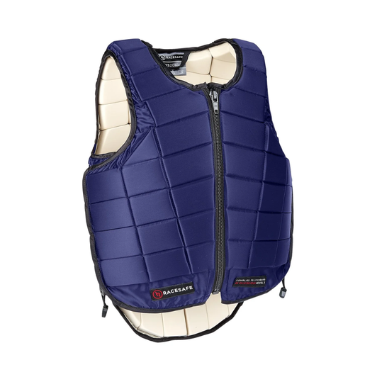 The RS2010 body protector is known for offering the maximum level of protection in a smart, comfortable design. Our signature segmented design is finished in a technical navy satin outer, offering a timeless look with the latest performance.