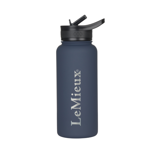 All your hydration needs sorted in one sleek design, the 0.9l LeMieux Drinks Bottle is an eco-friendly choice for staying topped up on the go.

Made from double-skin stainless steel that's scratch and break-resistant, this bottle keeps cold drinks cold for up to 24 hours - very refreshing!

Featuring a BPA-free screw top lid and straw with a choice of coloured outer designs, the handle is strong, safe and comfortable to hold. Take it with you when travelling to shows or mucking out the yard.