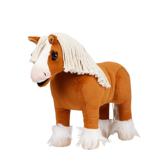 Toy Pony Sundance's coat is super soft – perfect for brushing and looking after, and his long cord mane and tail are plaitable, too. Of course, additional matching accessories are available for Sundance in your favourite colours.

He stands securely on all four legs and is flexible, making him not only great fun to play with, but educational too! Each Sundance is individually hand-finished, varying slightly in size and shape.

Collectable Toy Pony accessories are sold separately.

Suitable for ages 3+